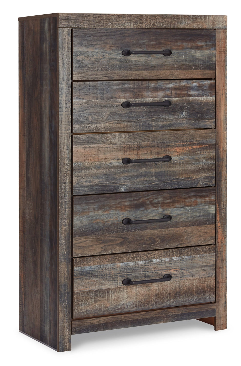Drystan Full Panel Bed with Mirrored Dresser, Chest and 2 Nightstands - MyWaynesHome #
