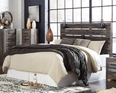 Drystan King Panel Headboard Bed with Mirrored Dresser - MyWaynesHome #