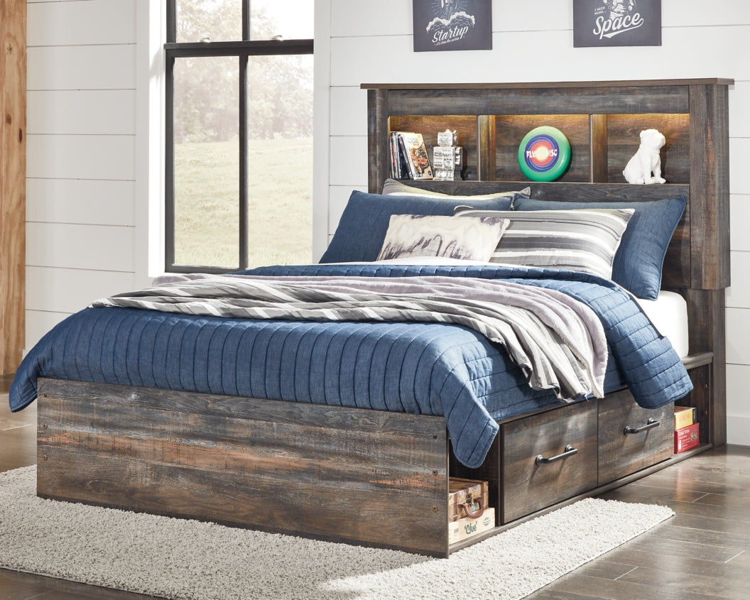 Drystan Full Bookcase Bed with 2 Nightstands - MyWaynesHome #