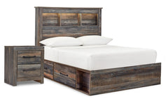 Drystan Full Bookcase Bed with 2 Nightstands - MyWaynesHome #