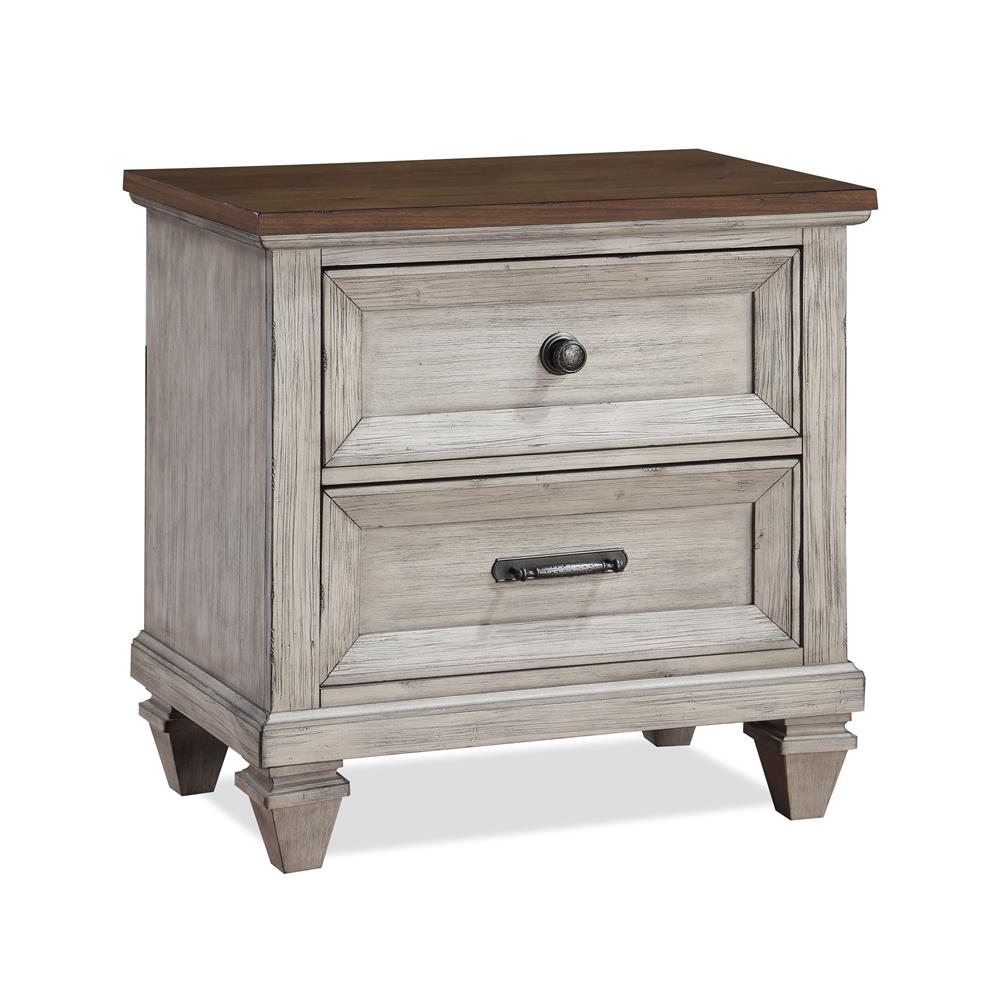 MARIANA NIGHTSTAND W/USB-VINTAGE CREME - MyWaynesHome #