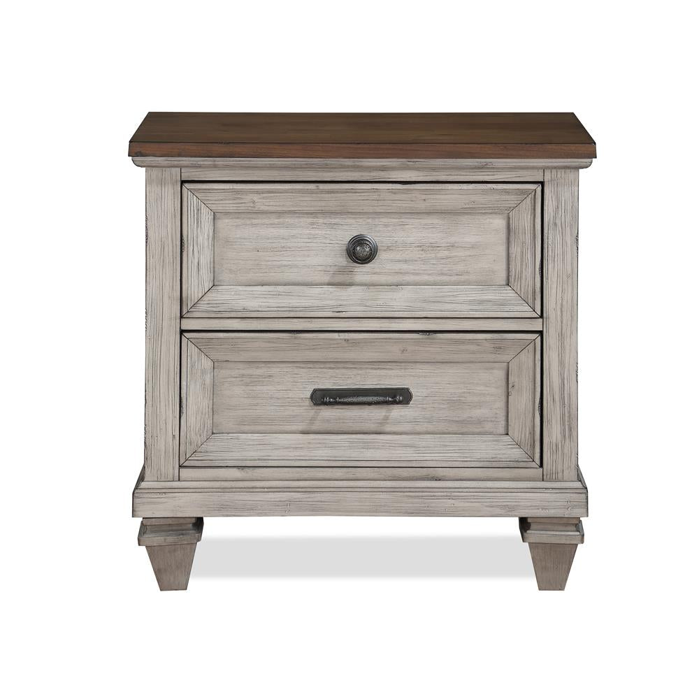 MARIANA NIGHTSTAND W/USB-VINTAGE CREME - MyWaynesHome #