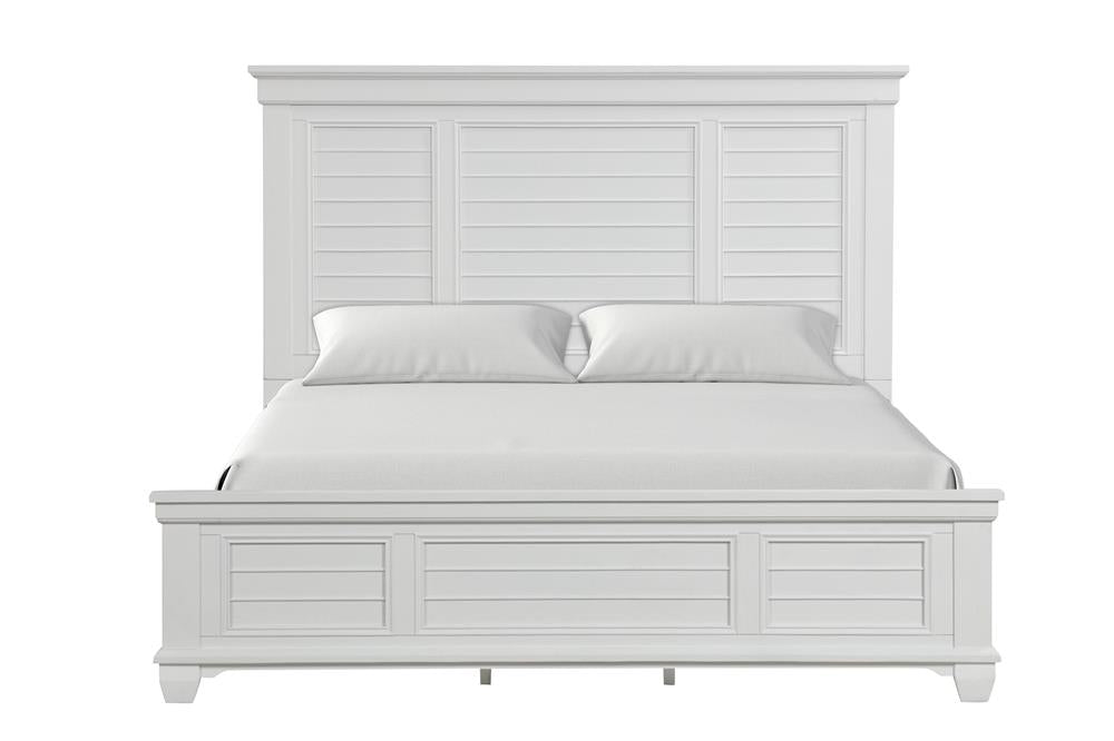 JAMESTOWN 6''6" / 6''0" K FOOTBOARD & SLATS- WHITE - MyWaynesHome #