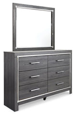 Lodanna Queen Panel Bed with Mirrored Dresser and Nightstand - MyWaynesHome #