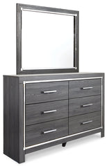 Lodanna King Panel Bed with Mirrored Dresser and Nightstand - MyWaynesHome #