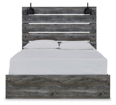 Baystorm Queen Panel Bed with Mirrored Dresser, Chest and Nightstand - MyWaynesHome #