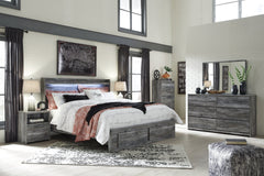 Baystorm Queen Panel Bed with 4 Storage Drawers with Dresser - MyWaynesHome #