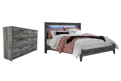 Baystorm King Panel Bed with Dresser - MyWaynesHome #