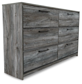 Baystorm Queen Panel Bed with 4 Storage Drawers with Dresser - MyWaynesHome #