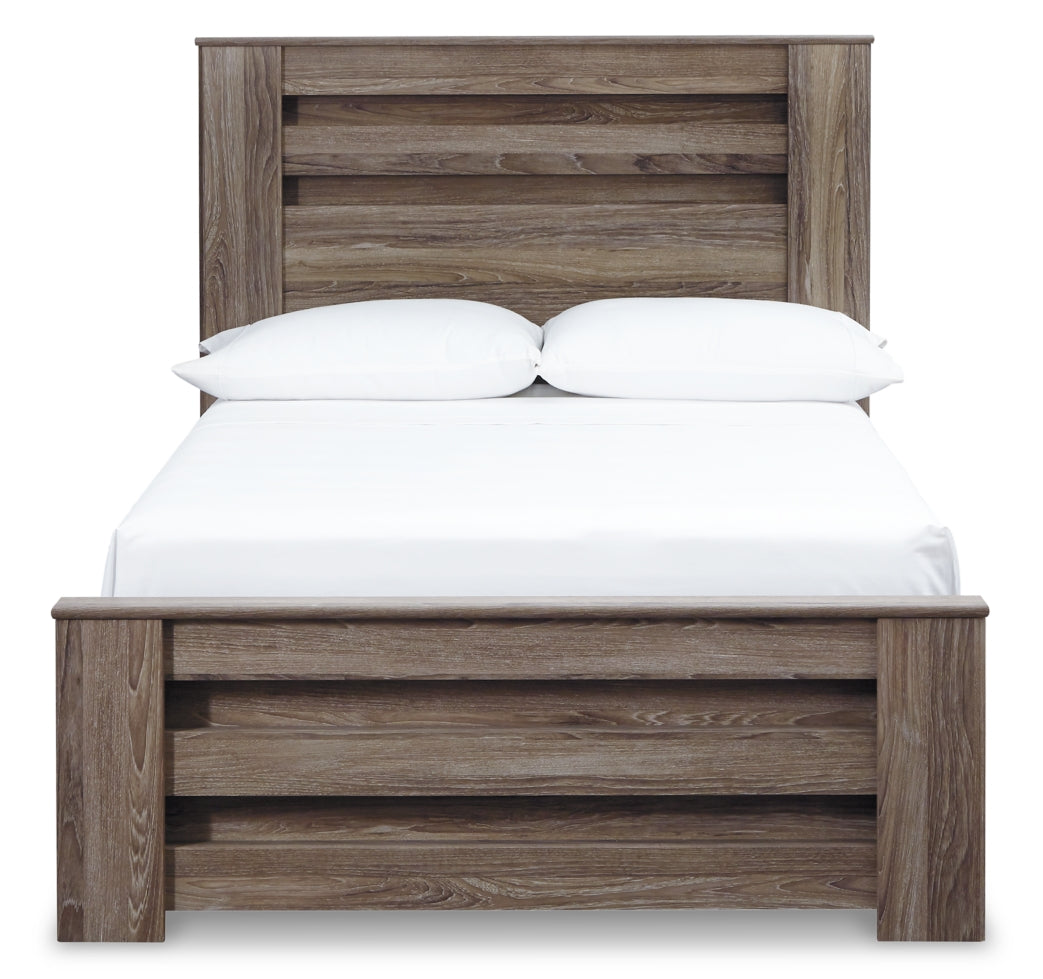 Zelen Queen Panel Bed - MyWaynesHome #