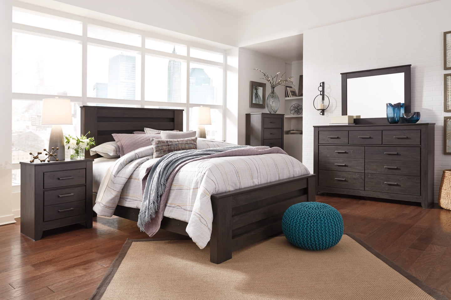 Brinxton Queen Panel Bed - MyWaynesHome #