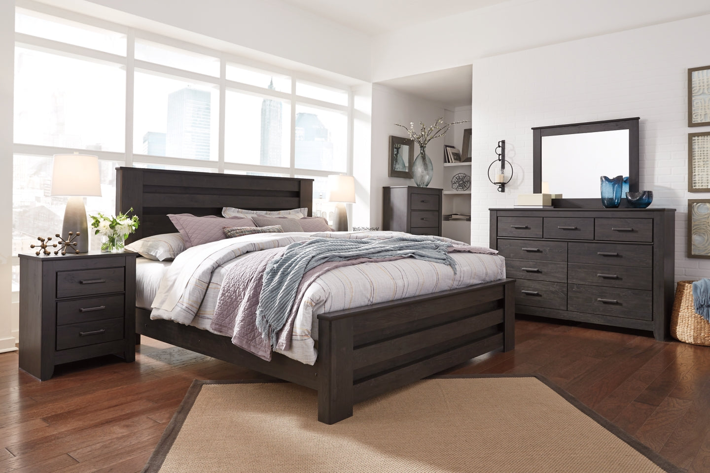 Brinxton Queen Panel Bed - MyWaynesHome #