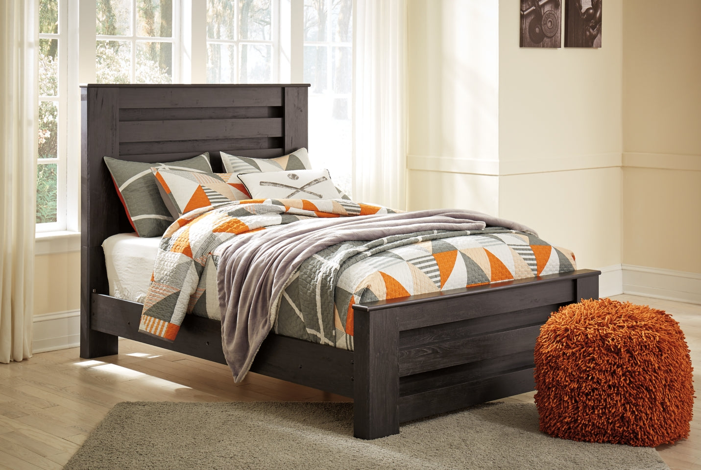 Brinxton Queen Panel Bed - MyWaynesHome #