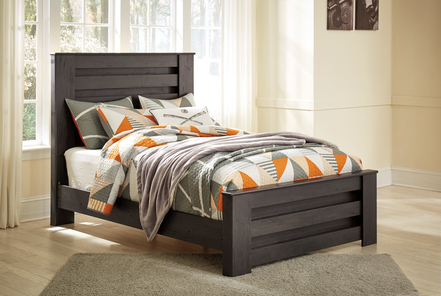 Brinxton Queen Panel Bed - MyWaynesHome #