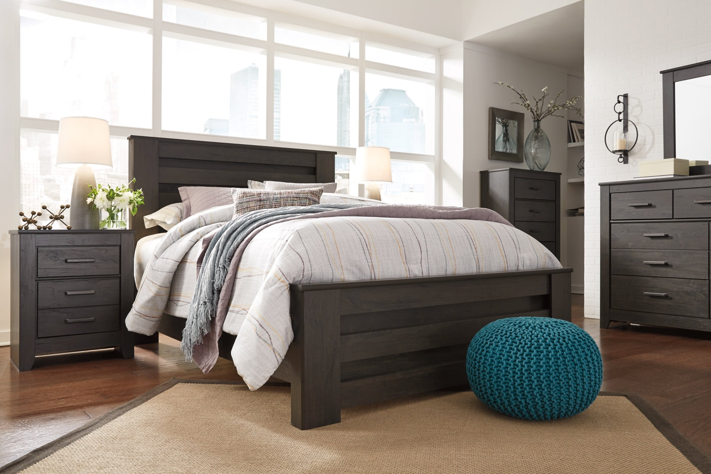 Brinxton Queen Panel Bed - MyWaynesHome #