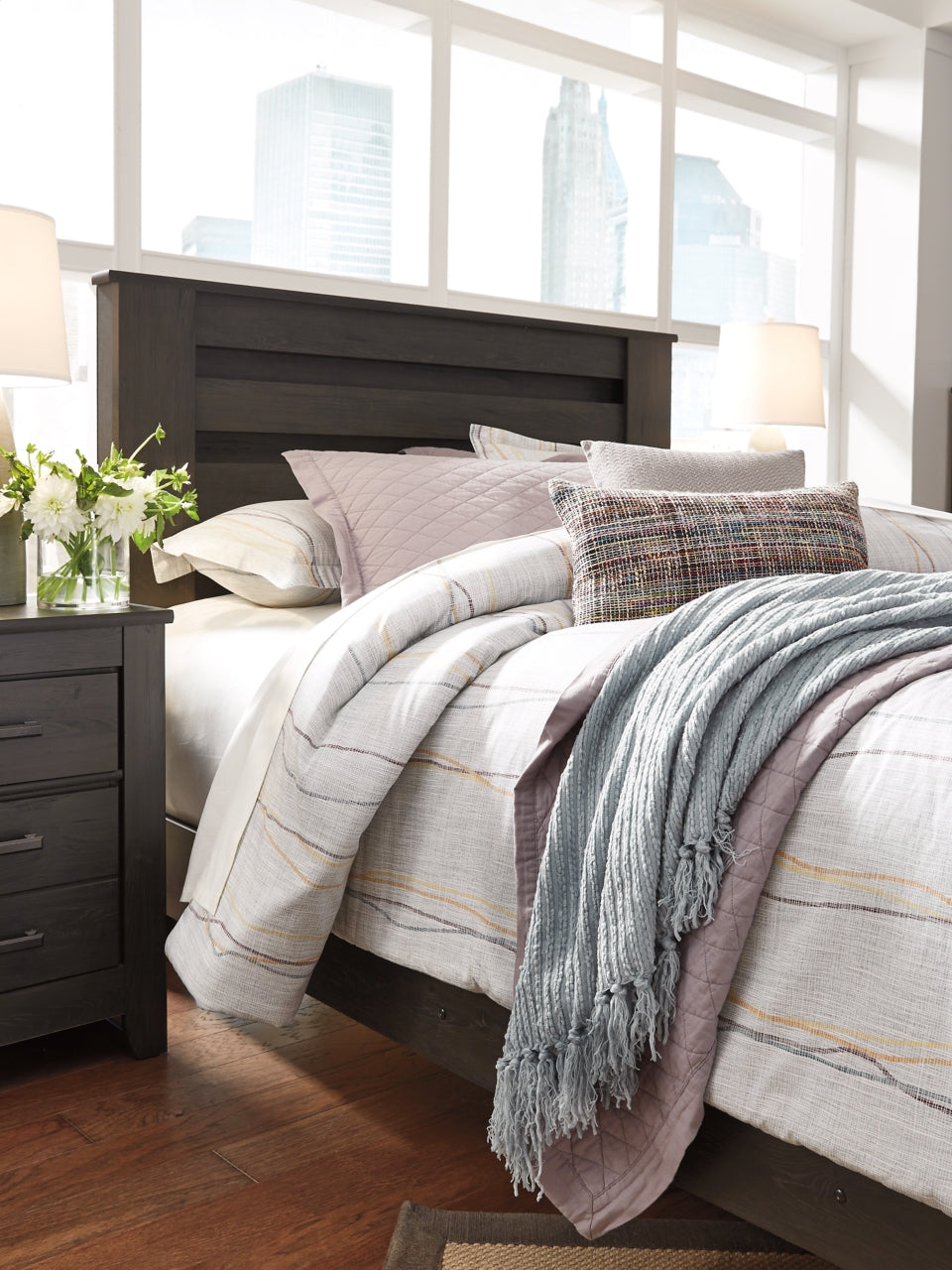 Brinxton Queen Panel Bed - MyWaynesHome #