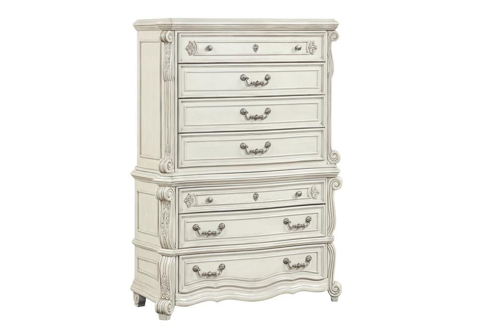 BIANELLO 3 DRWR BACHELOR CHEST-VINTAGE IVORY - MyWaynesHome #