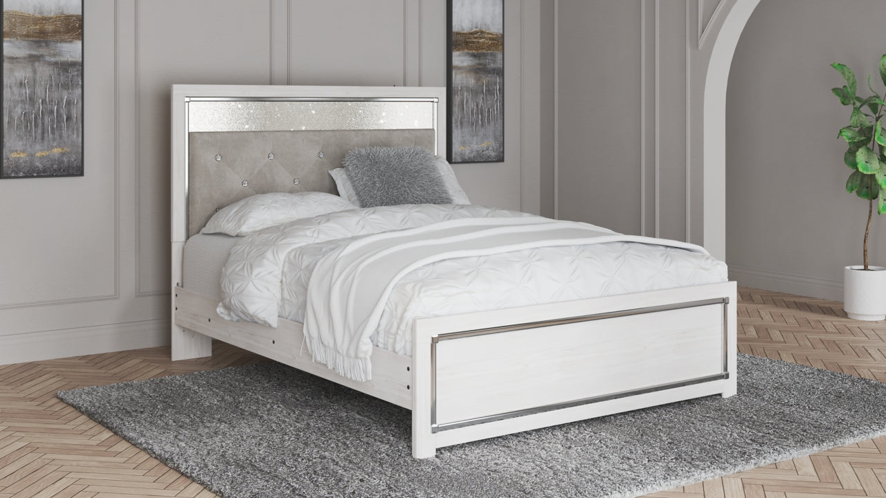 Altyra Queen Panel Headboard Bed with Dresser - MyWaynesHome #