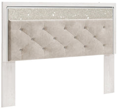 Altyra King Panel Headboard Bed with Mirrored Dresser and Chest - MyWaynesHome #