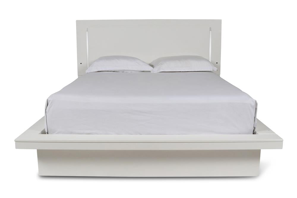 SAPPHIRE 6/6 EK LIGHTED HEADBOARD-WHITE - MyWaynesHome #