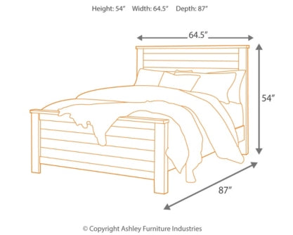 Porter Queen Panel Bed - MyWaynesHome #