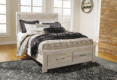 Bellaby Queen Platform Bed with 2 Storage Drawers - MyWaynesHome #
