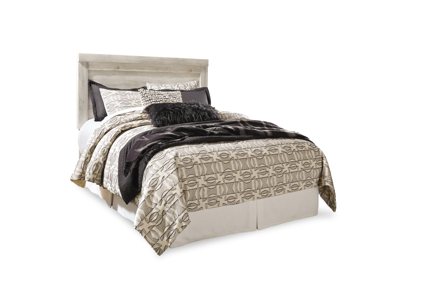 Bellaby Queen Panel Headboard Bed with Mirrored Dresser and 2 Nightstands - MyWaynesHome #