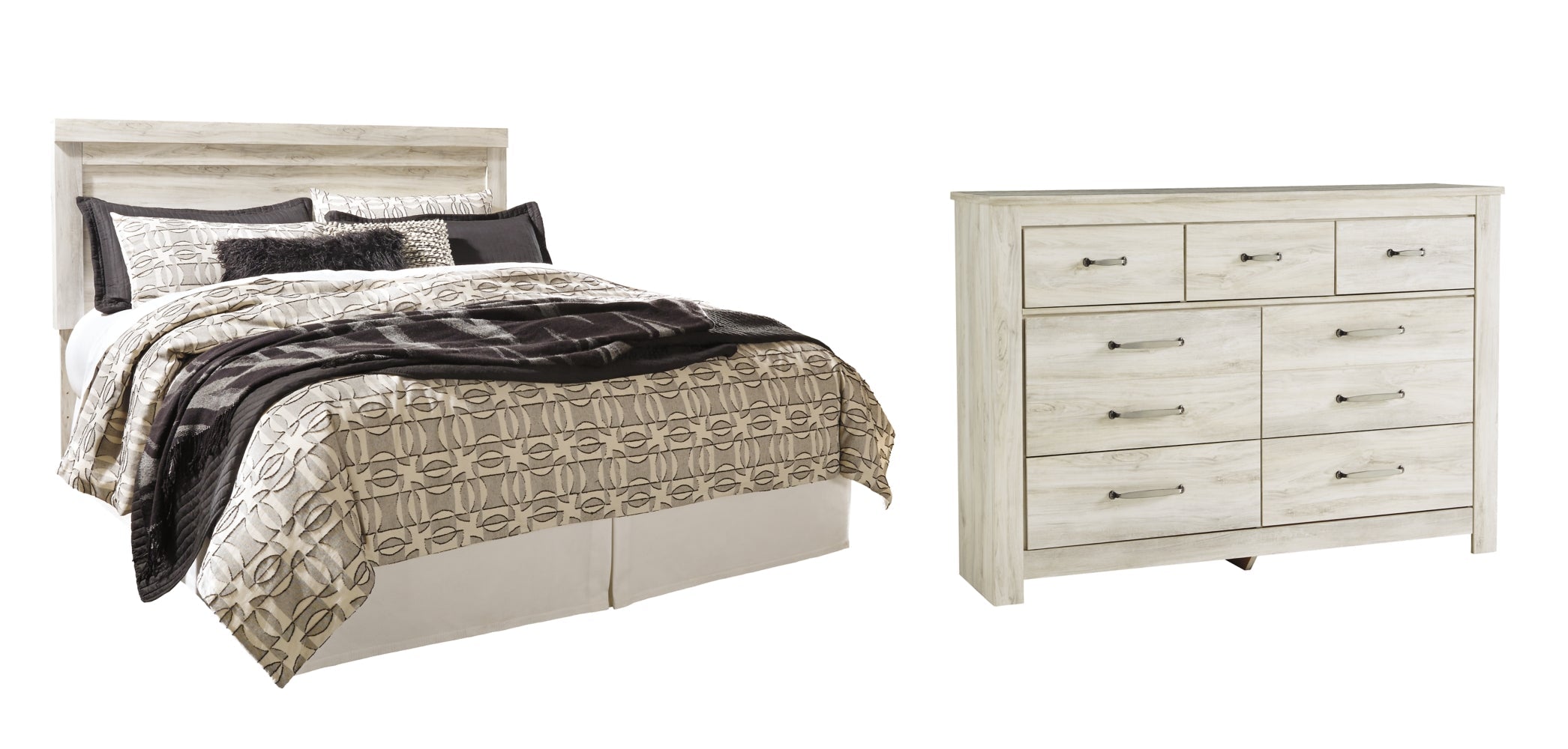 Bellaby Queen Panel Headboard Bed with Dresser - MyWaynesHome #