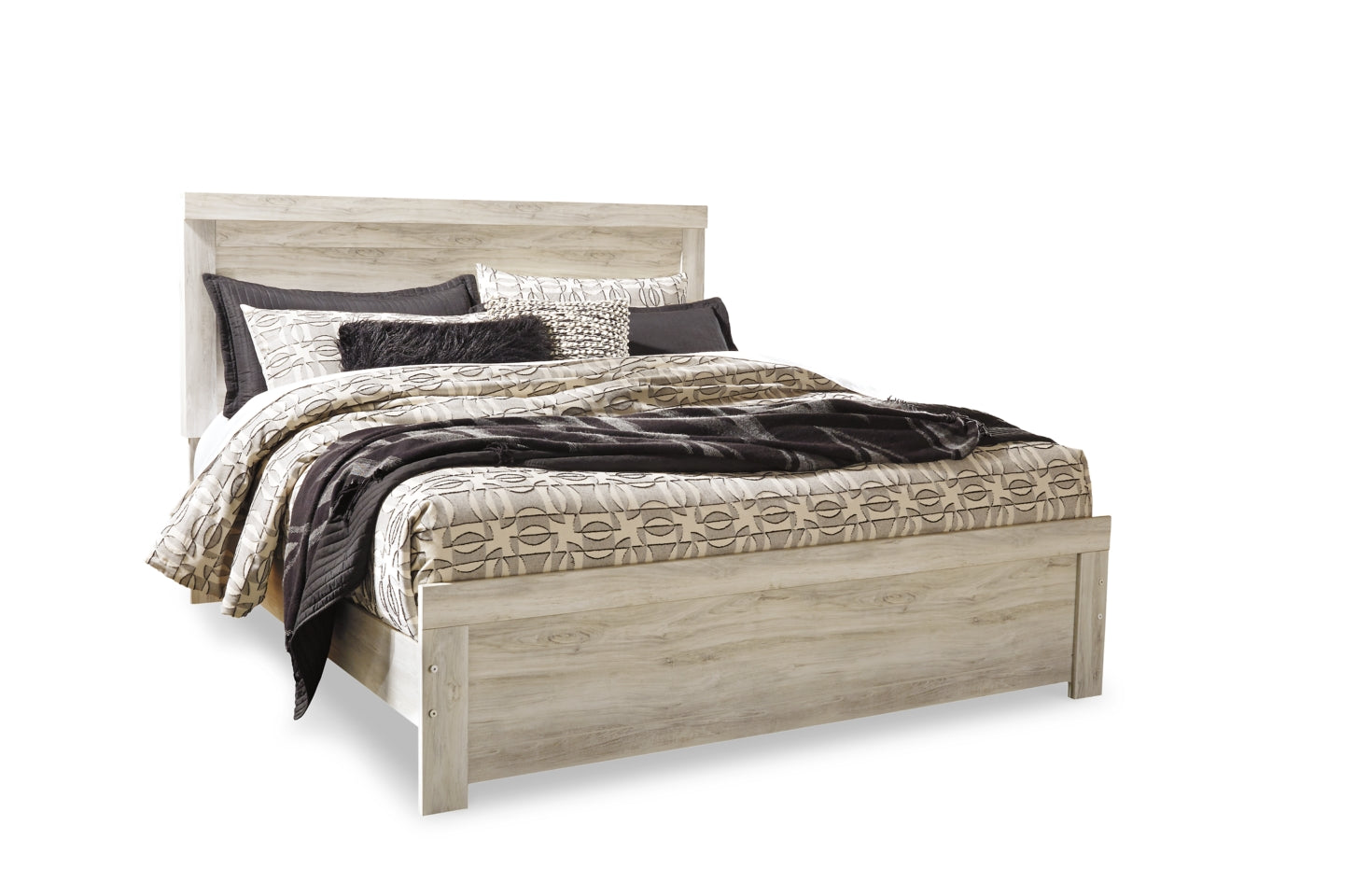 Bellaby Queen Panel Bed with Mirrored Dresser, Chest and Nightstand - MyWaynesHome #