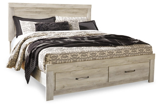 Bellaby Queen Platform Bed with 2 Storage Drawers with Dresser - MyWaynesHome #