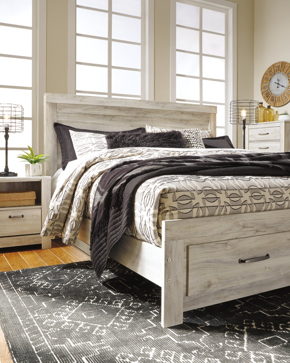 Bellaby Queen Platform Bed with 2 Storage Drawers - MyWaynesHome #