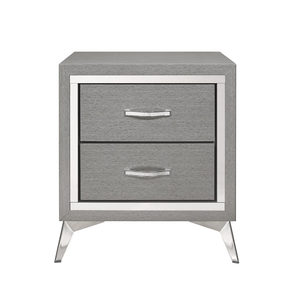 HUXLEY NIGHTSTAND-GRAY - MyWaynesHome #