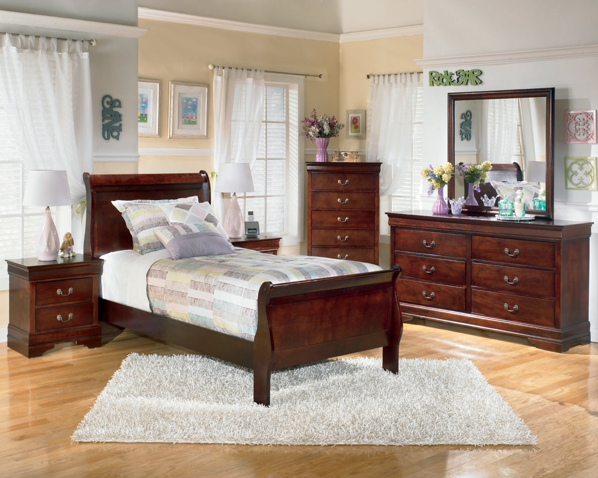 Alisdair Sleigh Bed - MyWaynesHome #