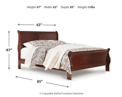 Alisdair Sleigh Bed - MyWaynesHome #