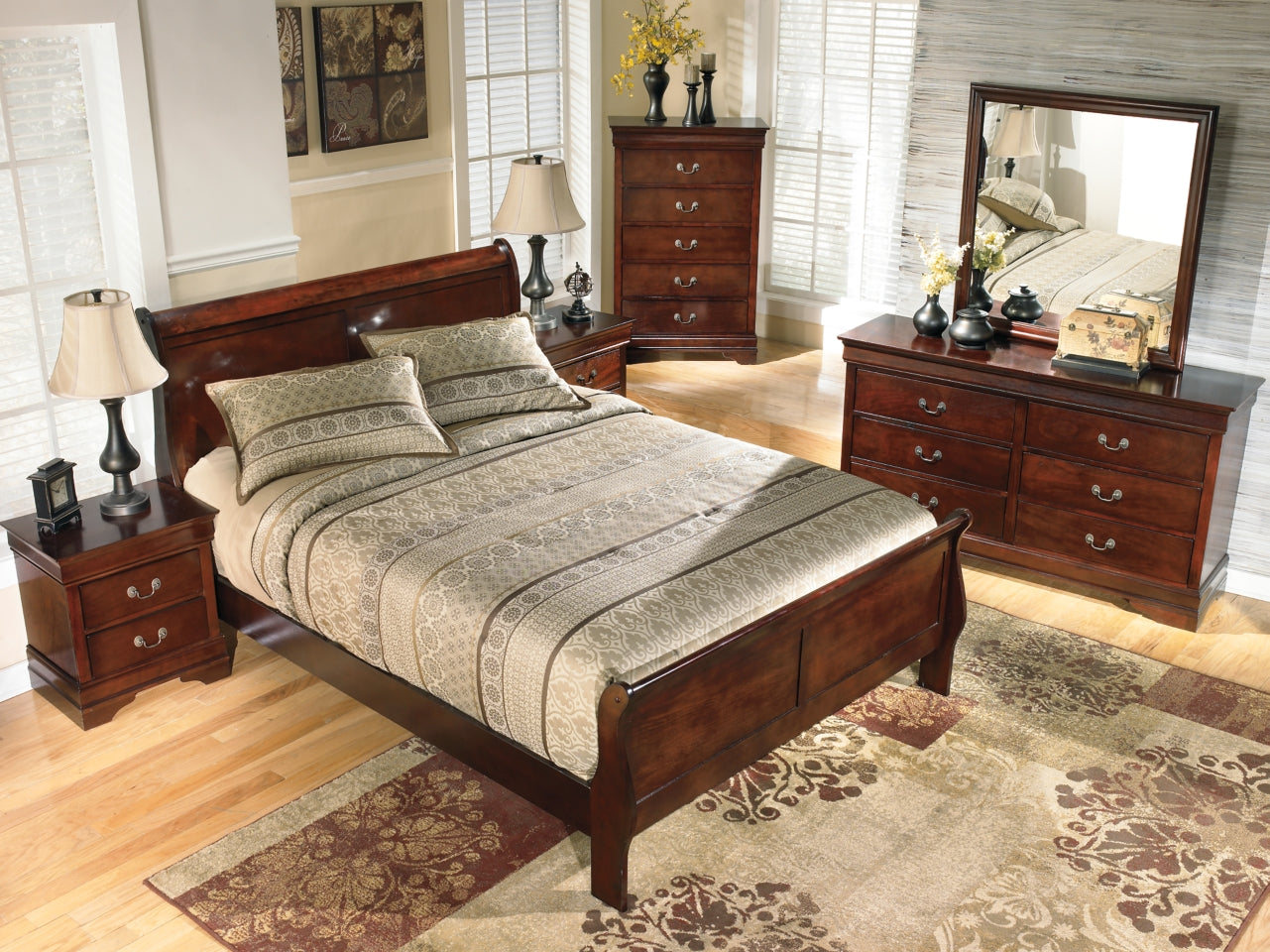 Alisdair Sleigh Bed - MyWaynesHome #