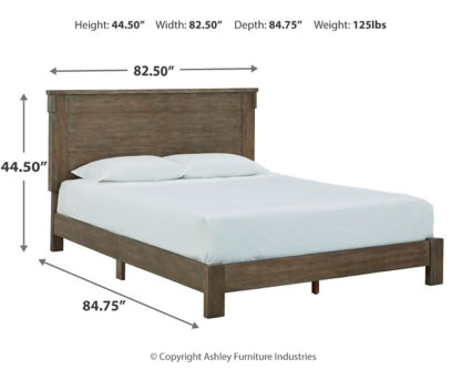 Shamryn King Panel Bed with Mirrored Dresser and Chest - MyWaynesHome #