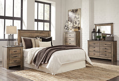 Trinell Queen Panel Headboard with Dresser, Chest and Nightstand - MyWaynesHome #