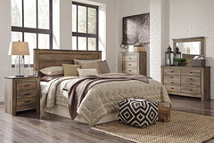 Trinell King/California King Panel Headboard with Dresser, Chest and Nightsand