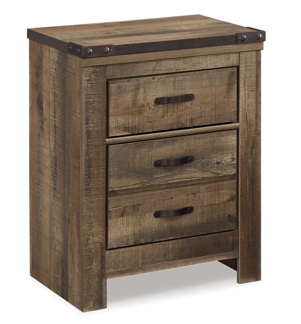 Trinell Queen Panel Headboard with Dresser, Chest and Nightstand - MyWaynesHome #