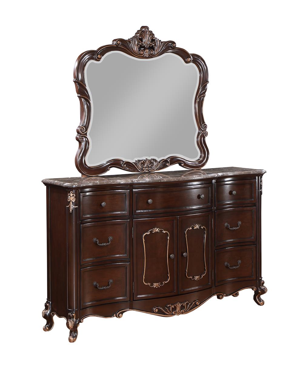 CONSTANTINE DRESSER W/MARBLE TOP-CHERRY - MyWaynesHome #