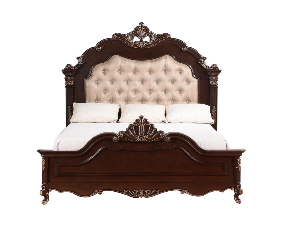 CONSTANTINE 5/0 Q HEADBOARD-CHERRY - MyWaynesHome #
