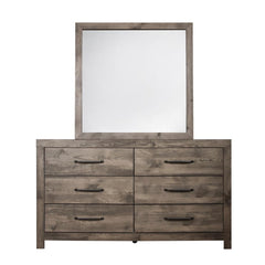 MISTY LODGE MIRROR- GREIGE - MyWaynesHome #