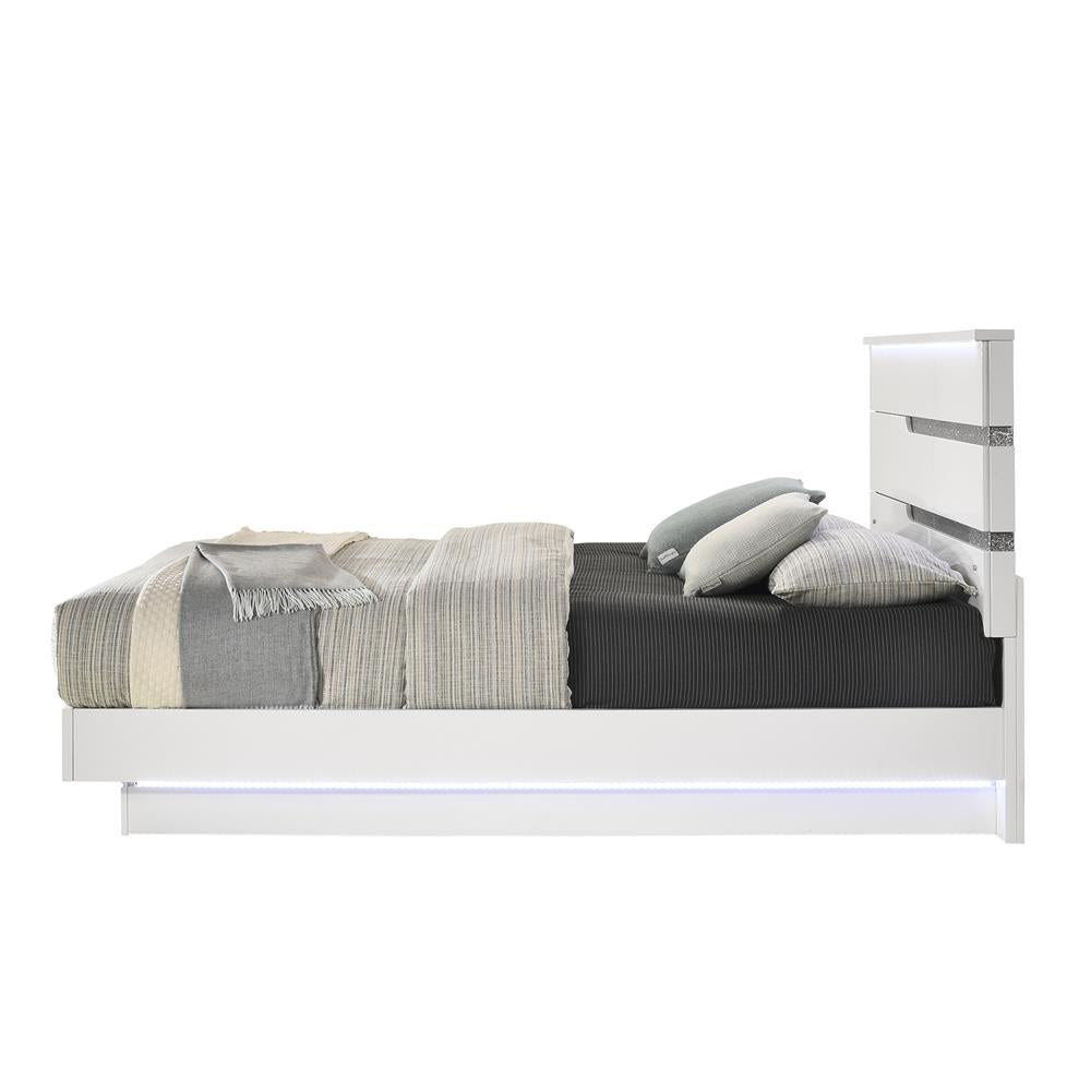 PARADOX 6/6-6/0 EK/WK HEADBOARD-WHITE - MyWaynesHome #