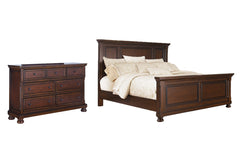 Porter California King Panel Bed with Dresser - MyWaynesHome #