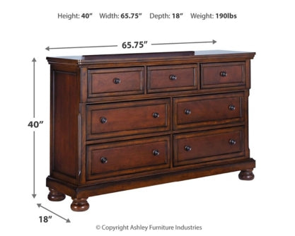 Porter Queen Panel Bed with Dresser - MyWaynesHome #