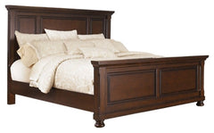 Porter Queen Panel Bed with Mirrored Dresser and 2 Nightstands - MyWaynesHome #