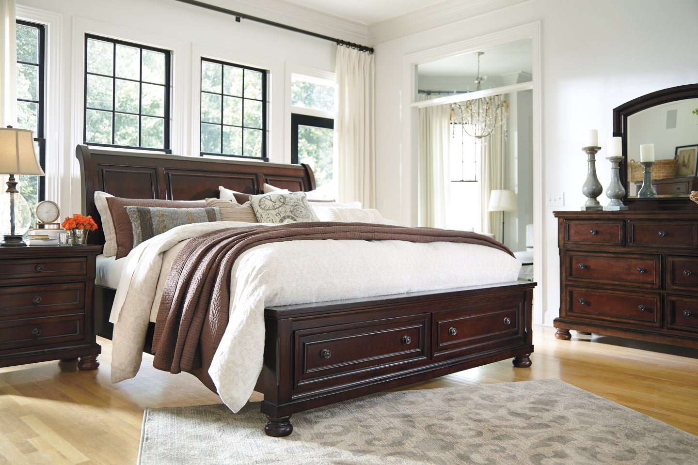 Porter Queen Sleigh Bed - MyWaynesHome #