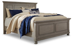 Lettner King Panel Bed with Dresser - MyWaynesHome #