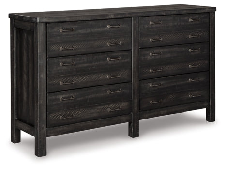 Baylow Queen Panel Bed with 4 Storage Drawers with Dresser - MyWaynesHome #