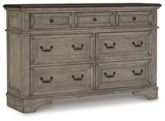 Lodenbay California King Panel Bed with Dresser - MyWaynesHome #